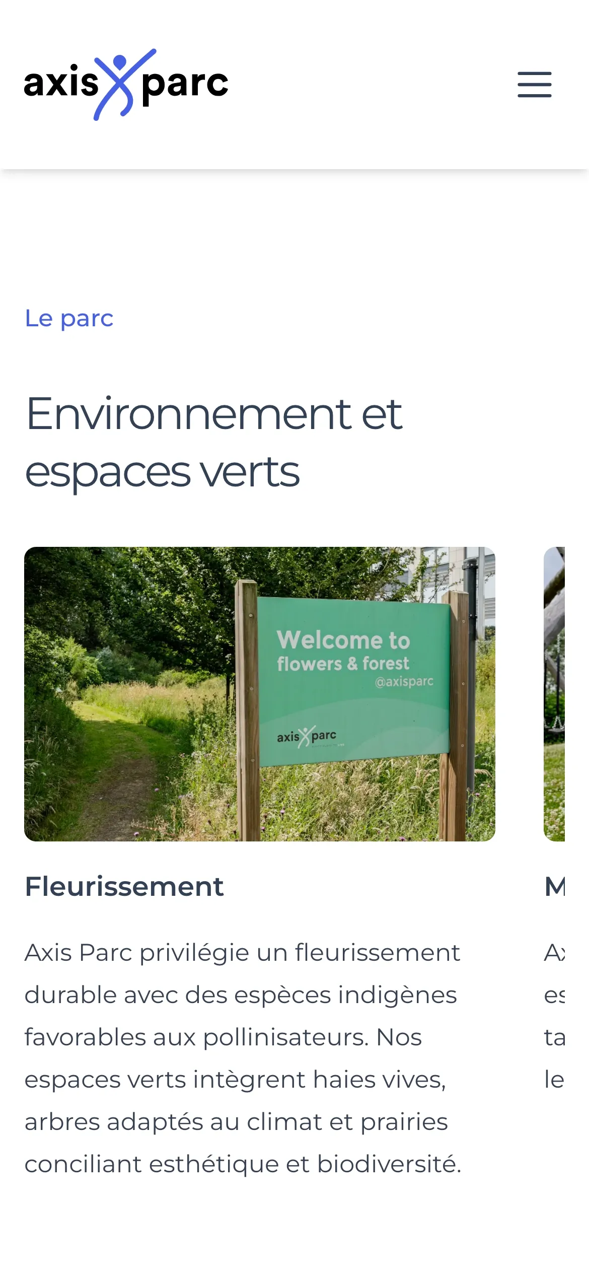 Capture d'écran mobile 2 pour Axis Parc