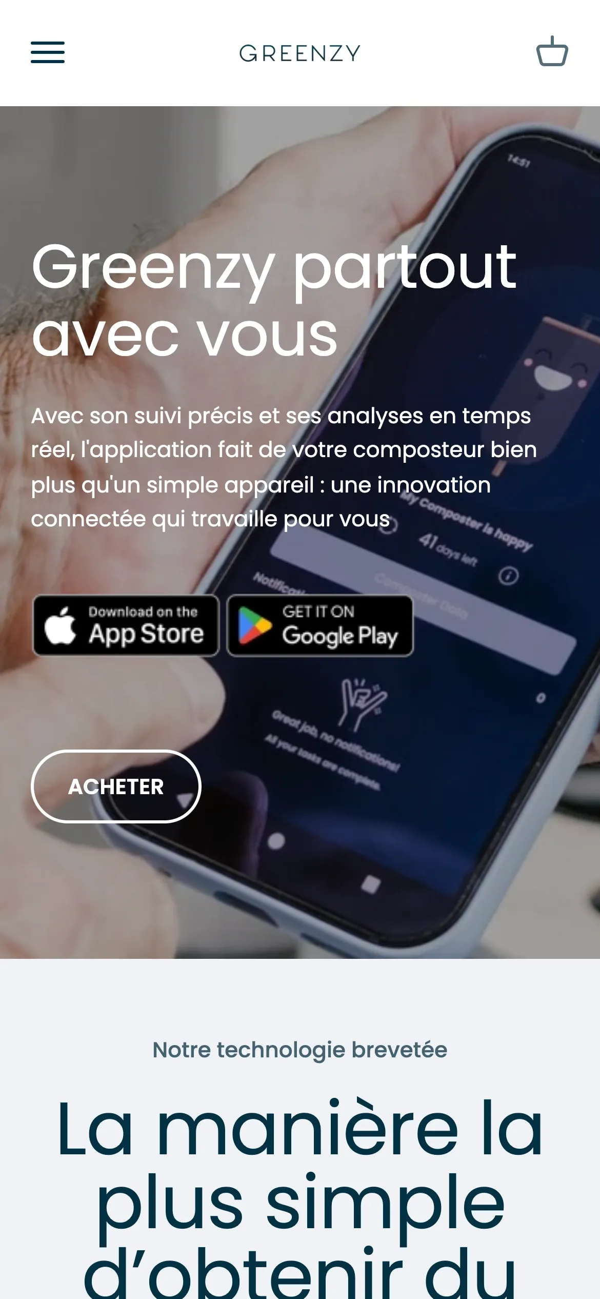 Capture d'écran mobile 3 pour Greenzy