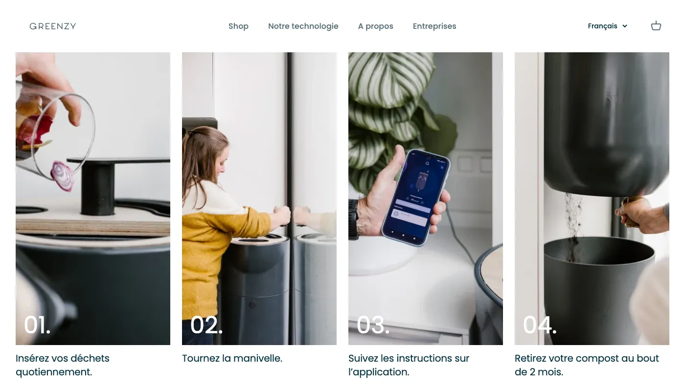 Capture d'écran desktop 2 pour Greenzy